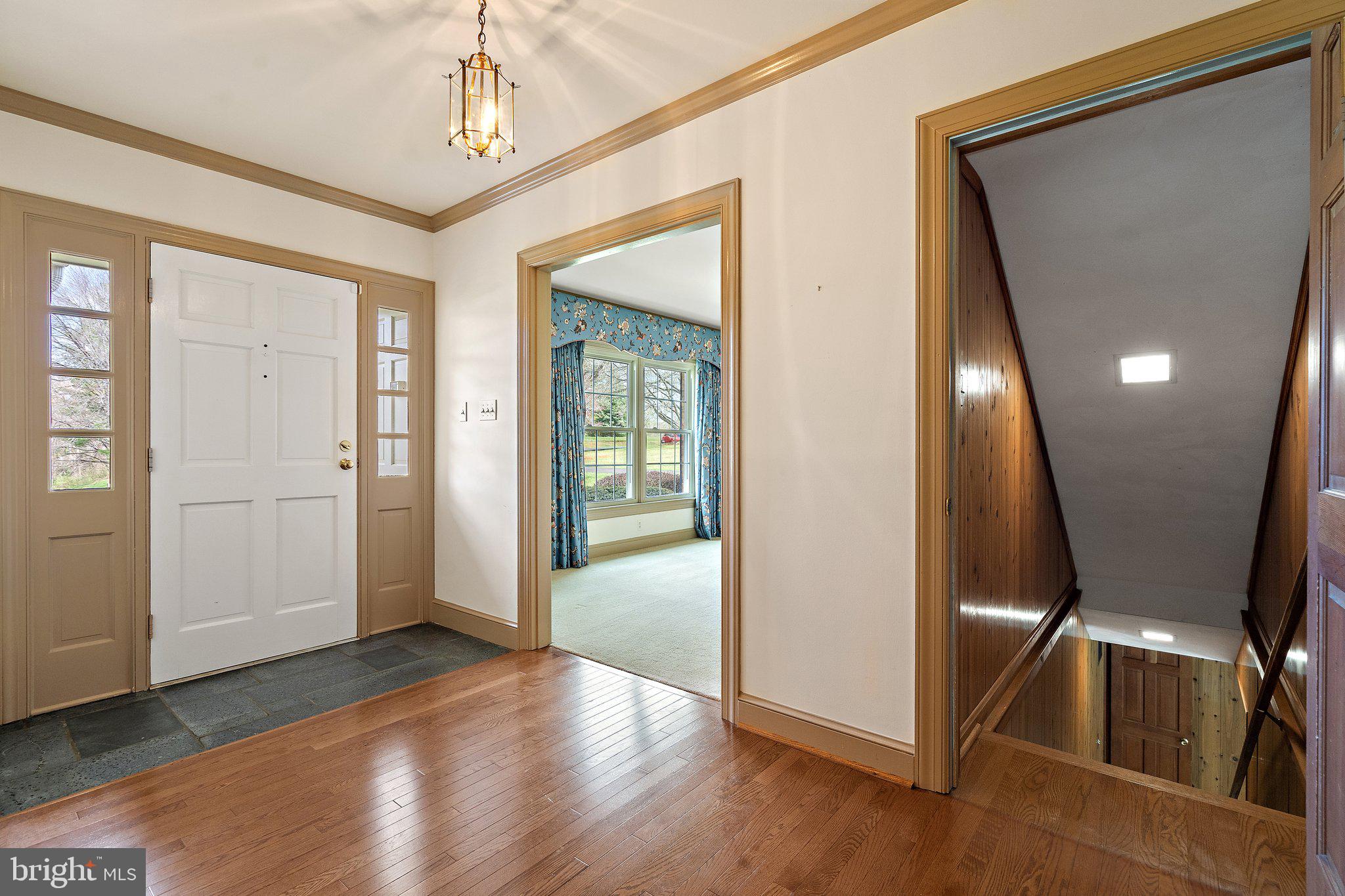 10328 Walker Road Culpeper, VA 22701 - Photo 47 of 79 Central foyer to basement stairway