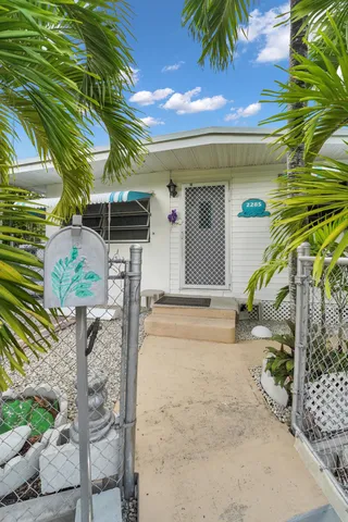 a view of a house with a patio