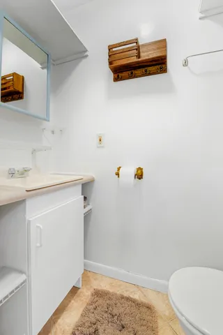 a bathroom with a sink and a toilet
