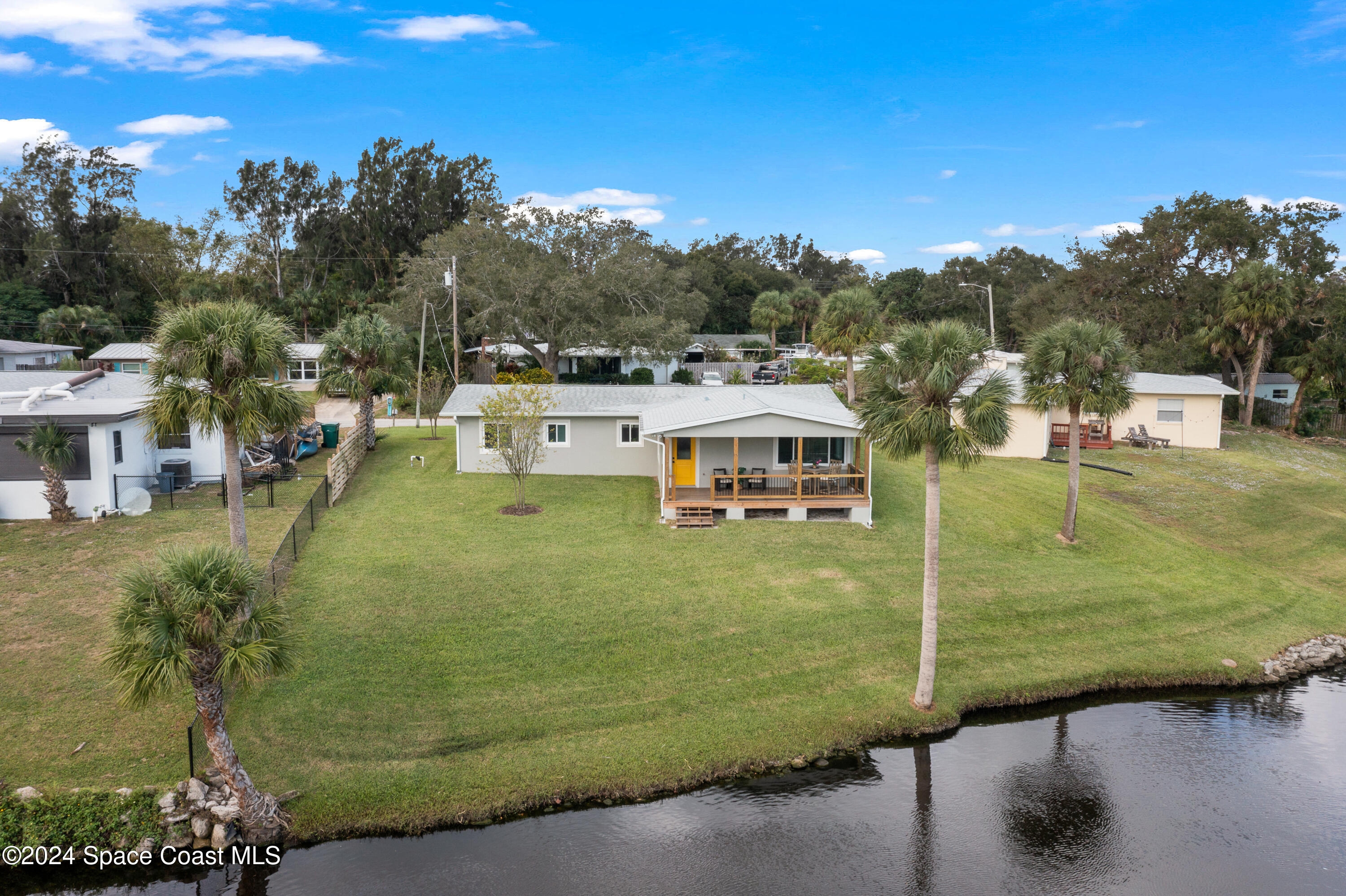 581 Hillside Court Melbourne, FL 32935 - Photo 42 of 46 View from Canal