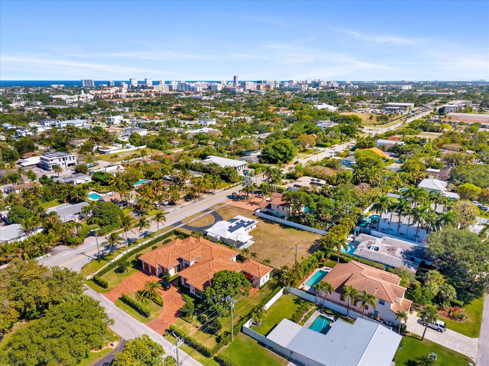 1035 Northwest 4th Avenue Boca Raton, FL 33432 - Photo 8 of 16 an aerial view of residential houses with outdoor space