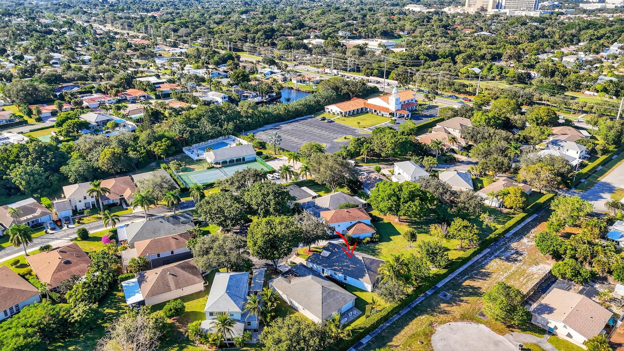 501 Southwest 1st Street Boca Raton, FL 33432 - Photo 44 of 69 an aerial view of residential houses with outdoor space