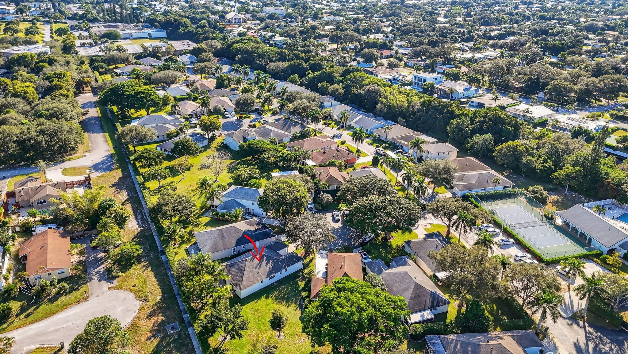 501 Southwest 1st Street Boca Raton, FL 33432 - Photo 67 of 69 an aerial view of residential houses with outdoor space