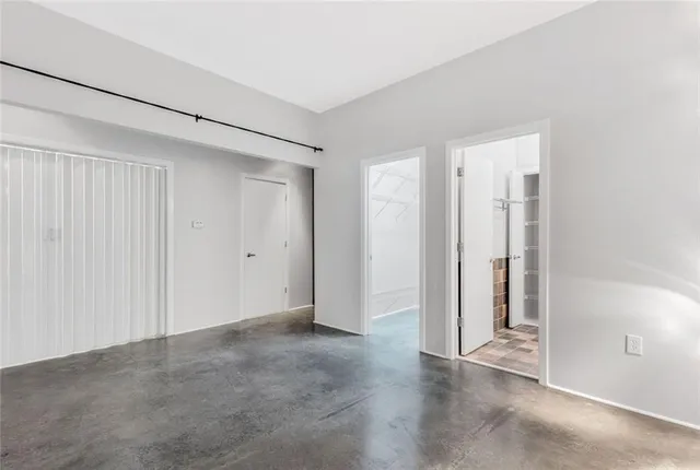 a view of an empty room