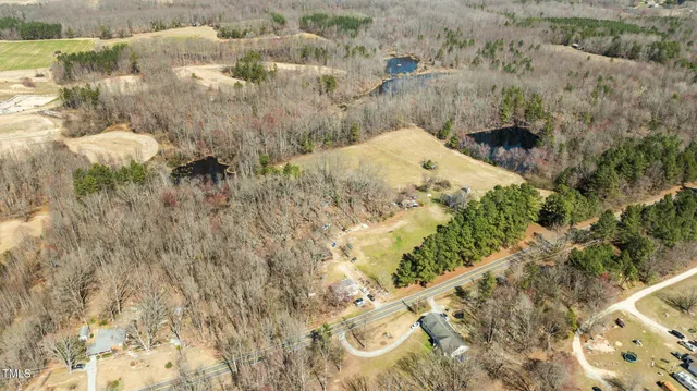 a view of a small yard