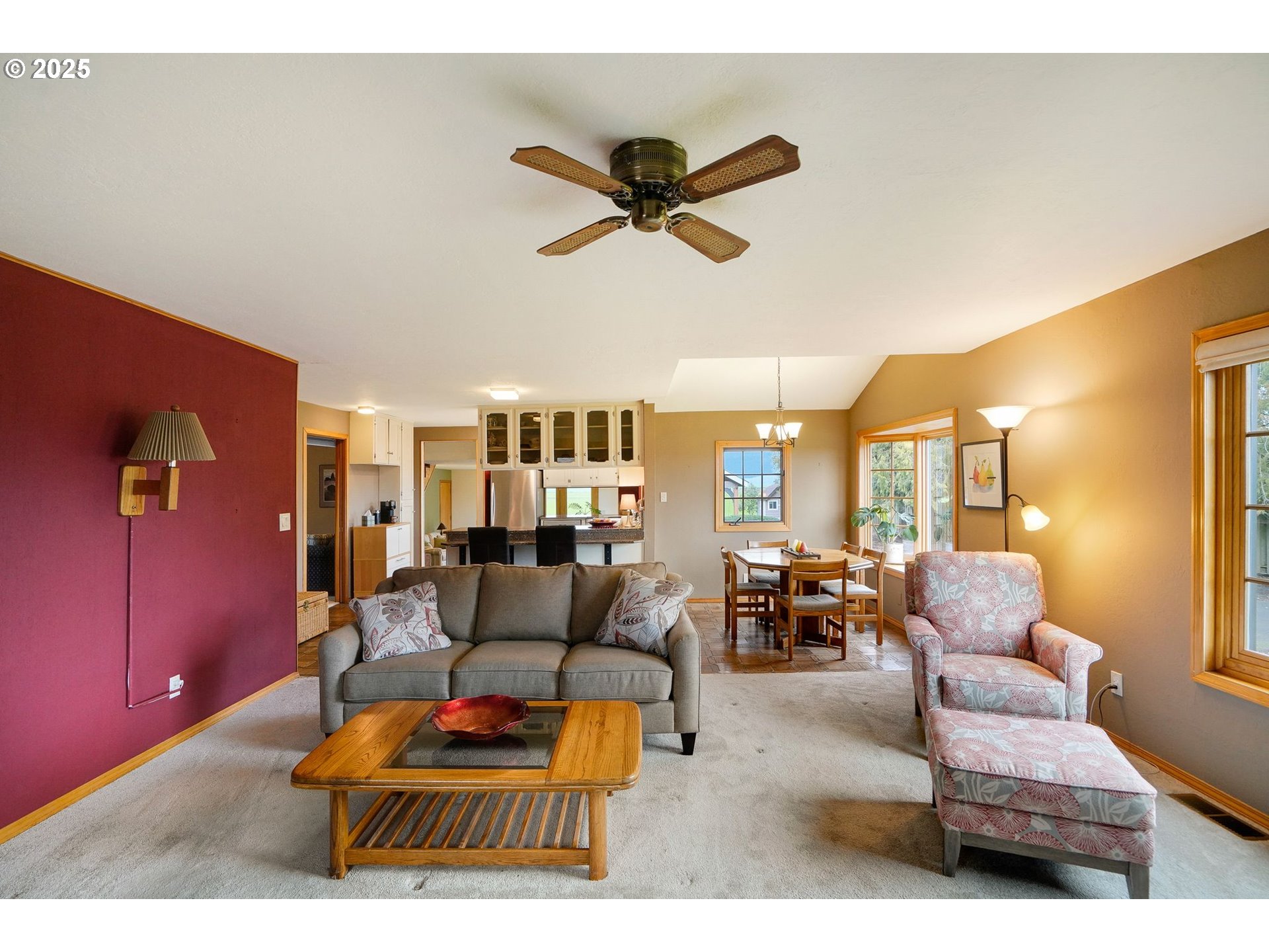 11515 Buena Vista Road Independence, OR 97351 - Photo 16 of 45 a living room with furniture and a ceiling fan