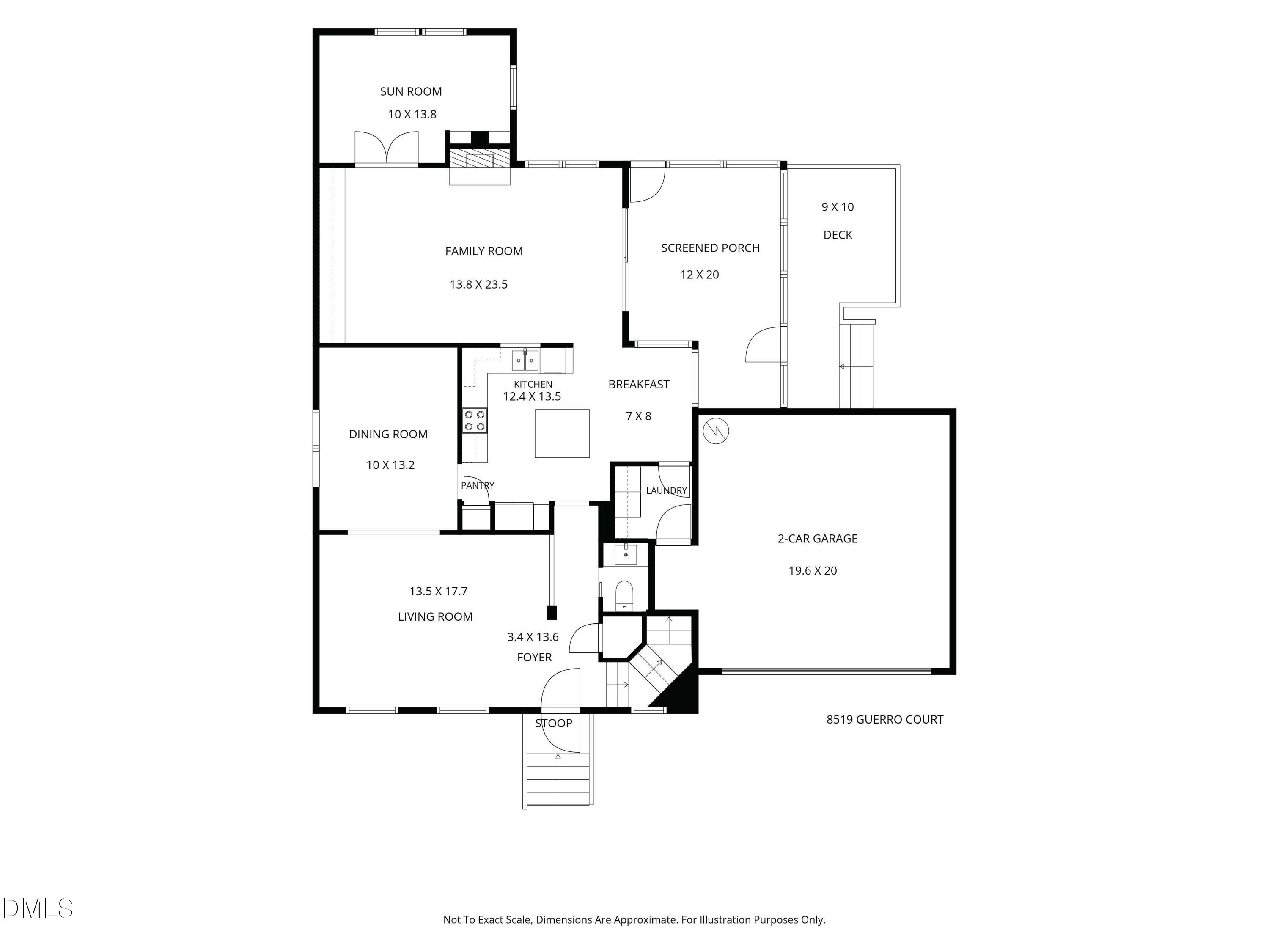 8519 Guerro Court Raleigh, NC 27613 - Photo 2 of 3 First Floor