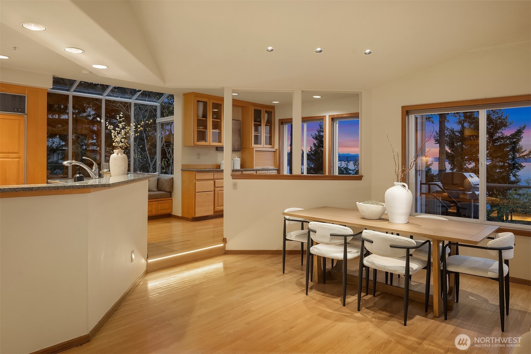 2861 Southwest 171st Street Burien, WA 98166 - Photo 13 of 39 a view of a dining room with furniture and chandelier