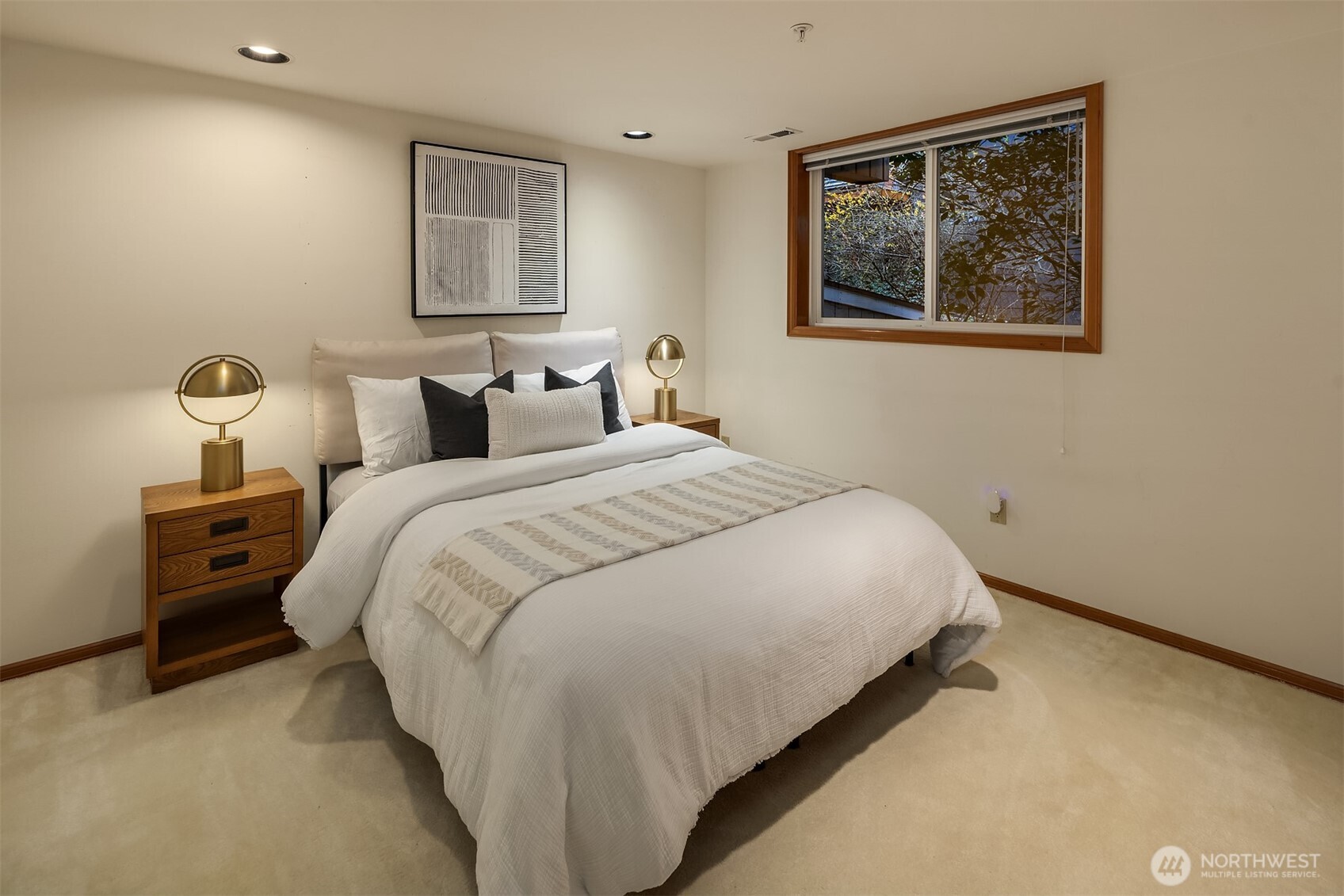 2861 Southwest 171st Street Burien, WA 98166 - Photo 26 of 39 a bedroom with bed and wall painting