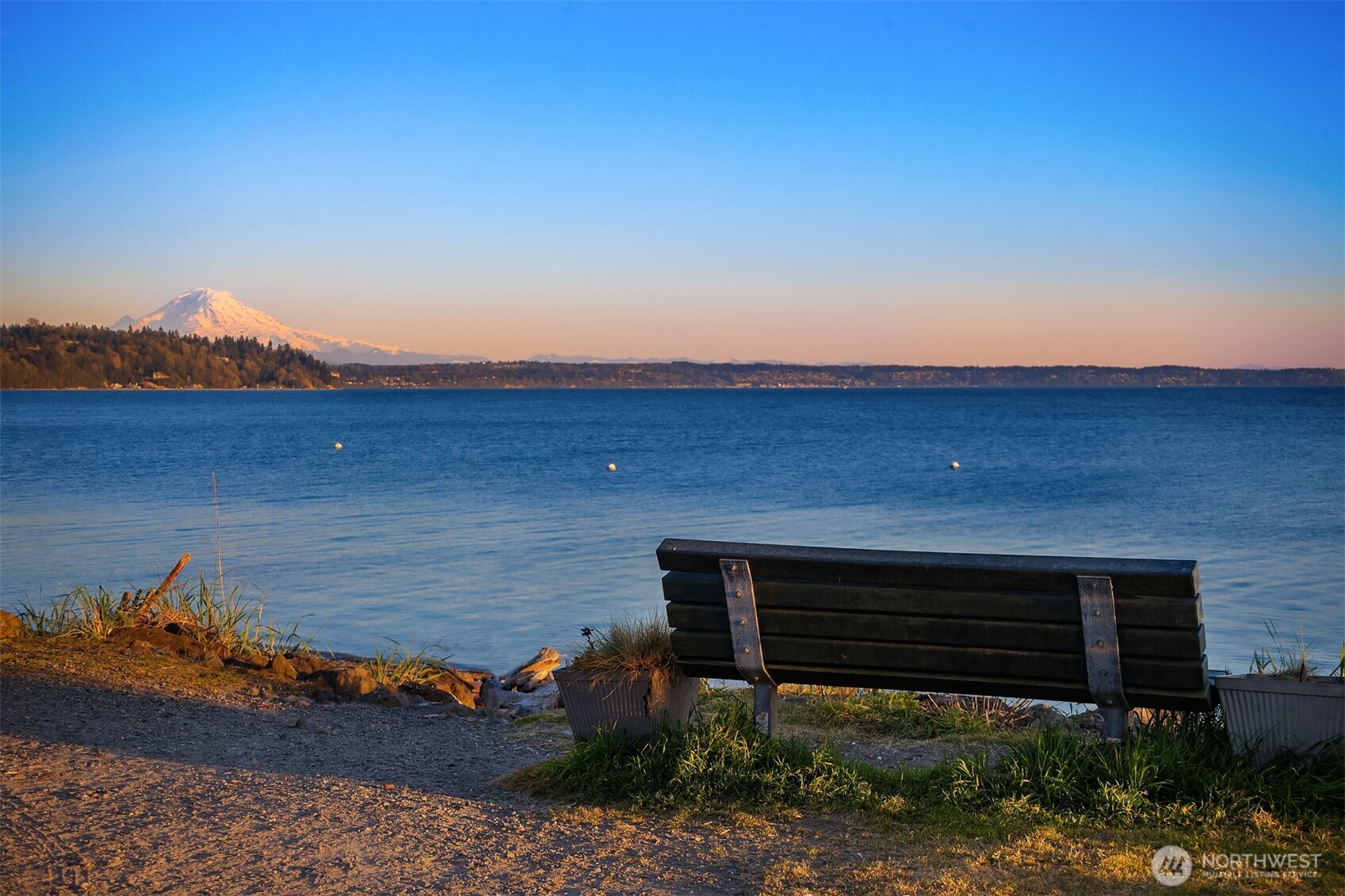 2861 Southwest 171st Street Burien, WA 98166 - Photo 37 of 39 a view of a terrace with a bench
