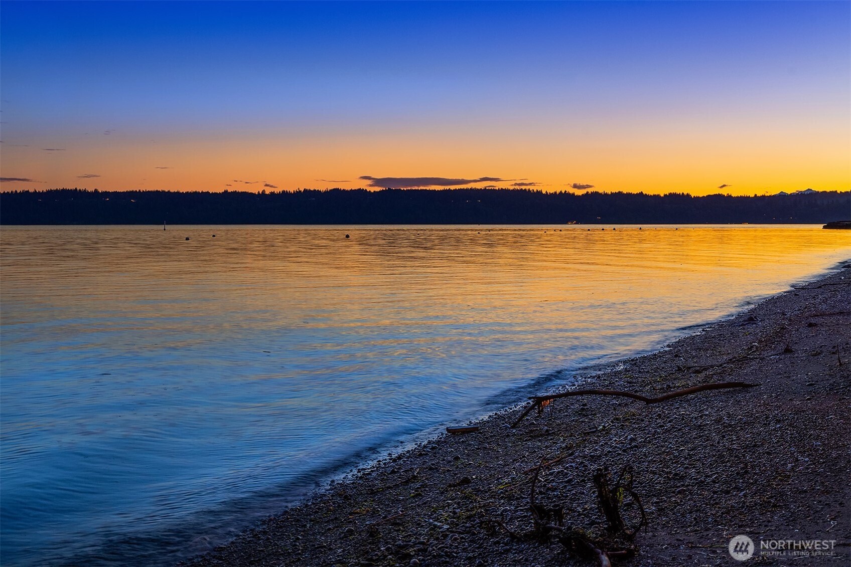 2861 Southwest 171st Street Burien, WA 98166 - Photo 38 of 39 a view of ocean with sunset