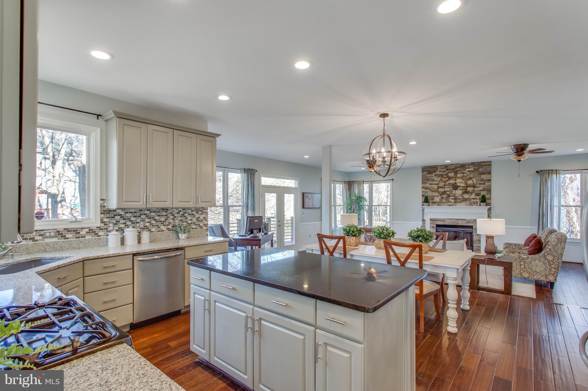 13230 Stable Brook Way Herndon, VA 20171 - Photo 9 of 47 The updated kitchen opens to great room,