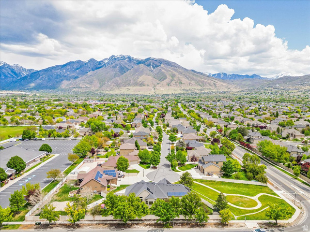 316 Azure Circle Draper, UT 84020 - Photo 46 of 48 Expansive residential area featuring established homes, mature trees, and mountainous scenery