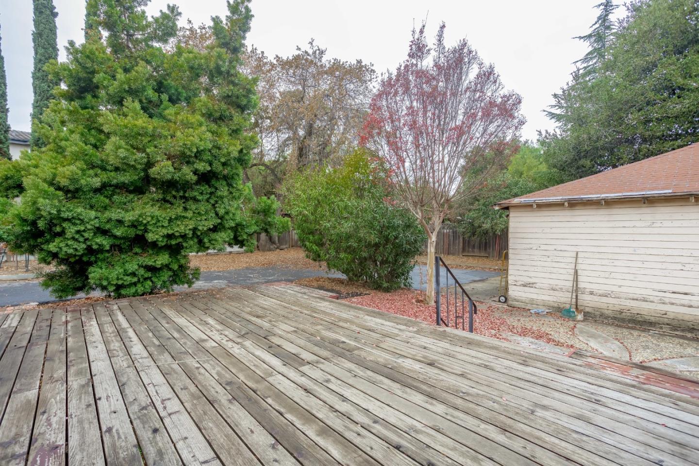 22381 McClellan Road Cupertino, CA 95014 - Photo 12 of 14 a view of a backyard of the house