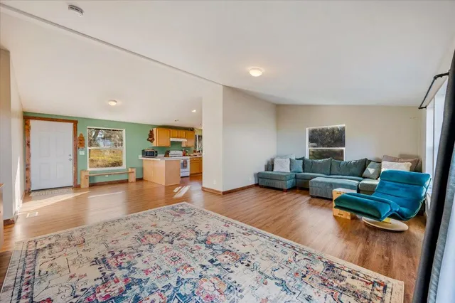 a view of a living room