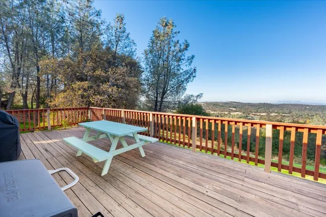 a view of city and mountain