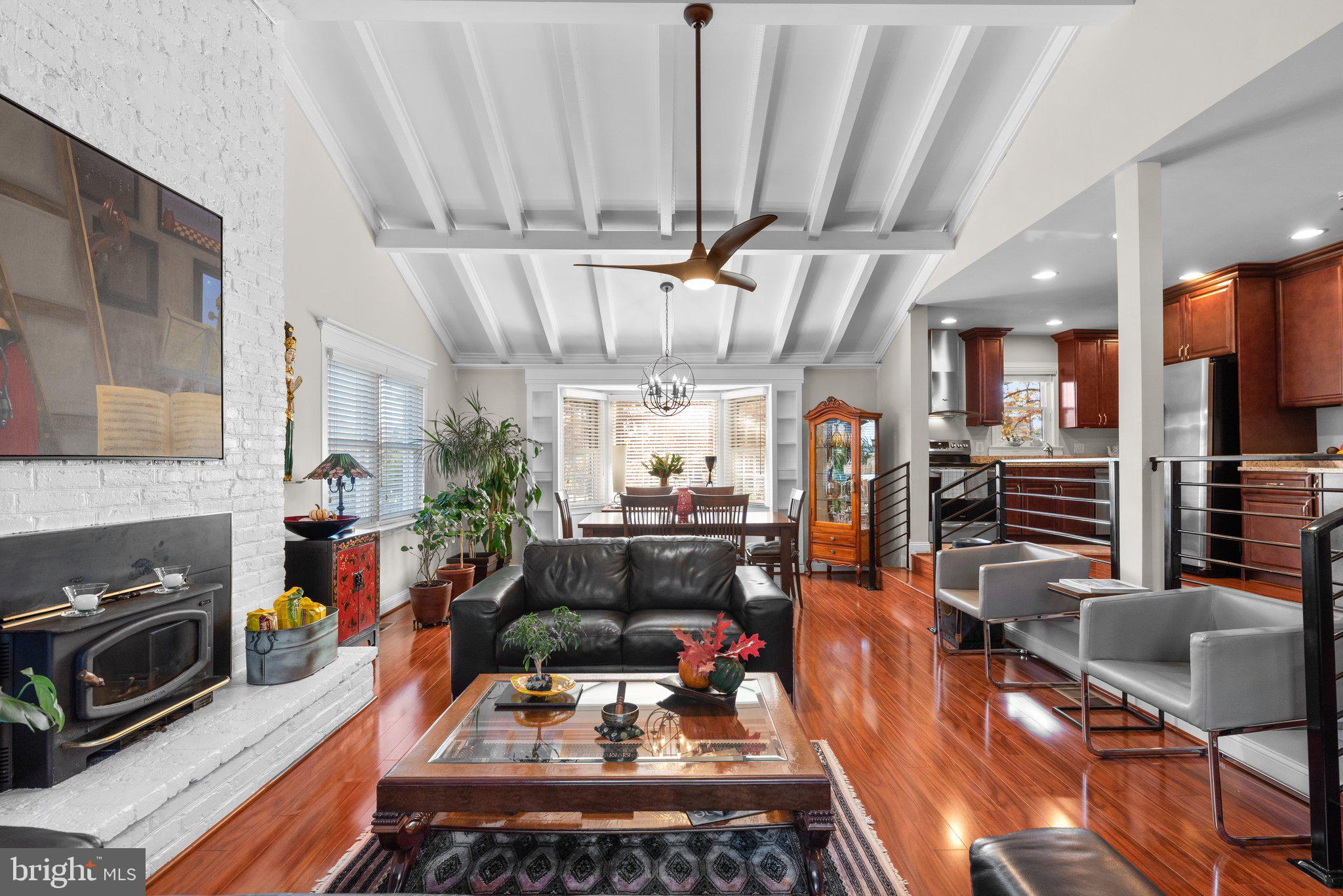 2118 Arcola Avenue Silver Spring, MD 20902 - Photo 4 of 34 Vaulted ceilings in the living toom