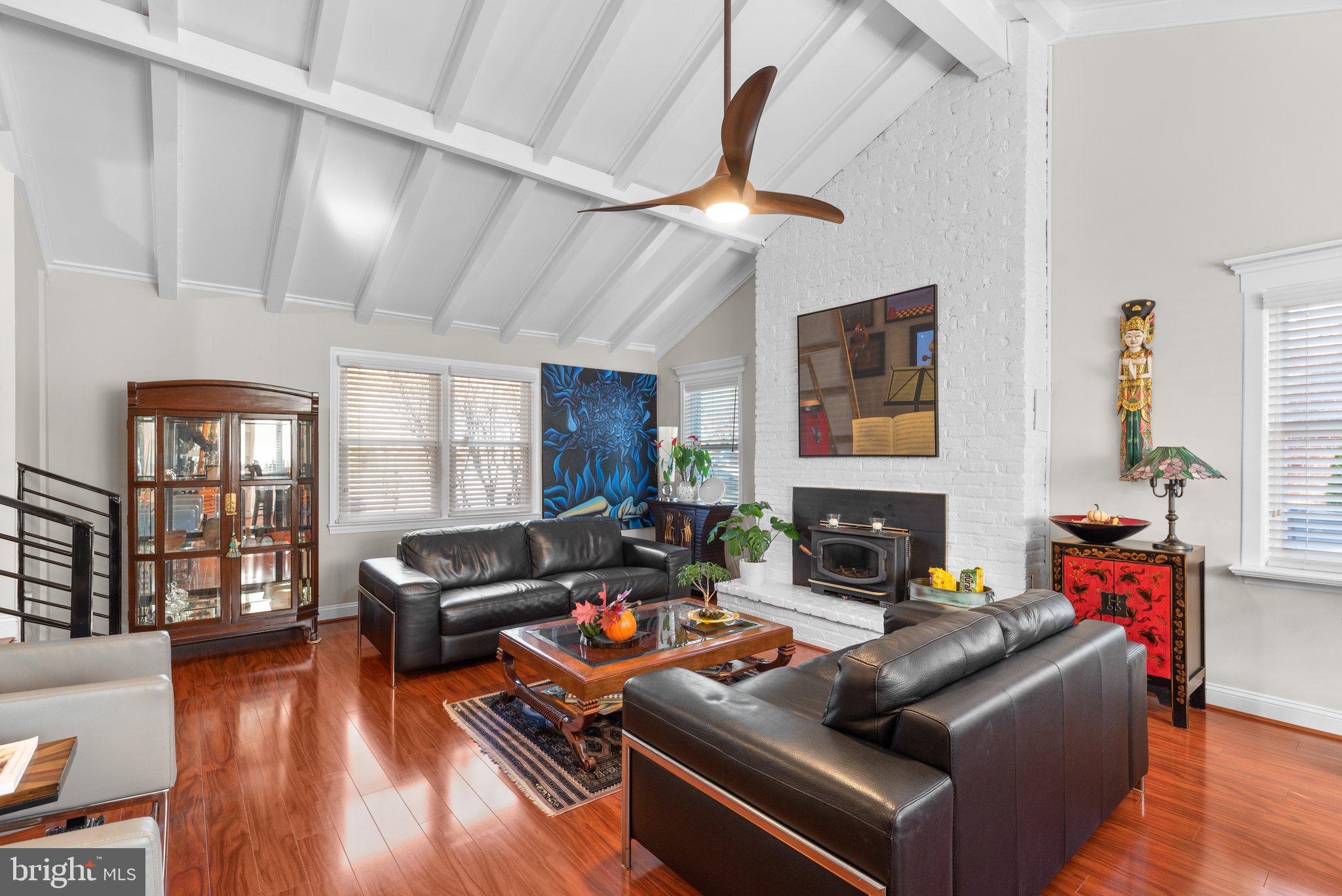 2118 Arcola Avenue Silver Spring, MD 20902 - Photo 5 of 34 Wood burning stove