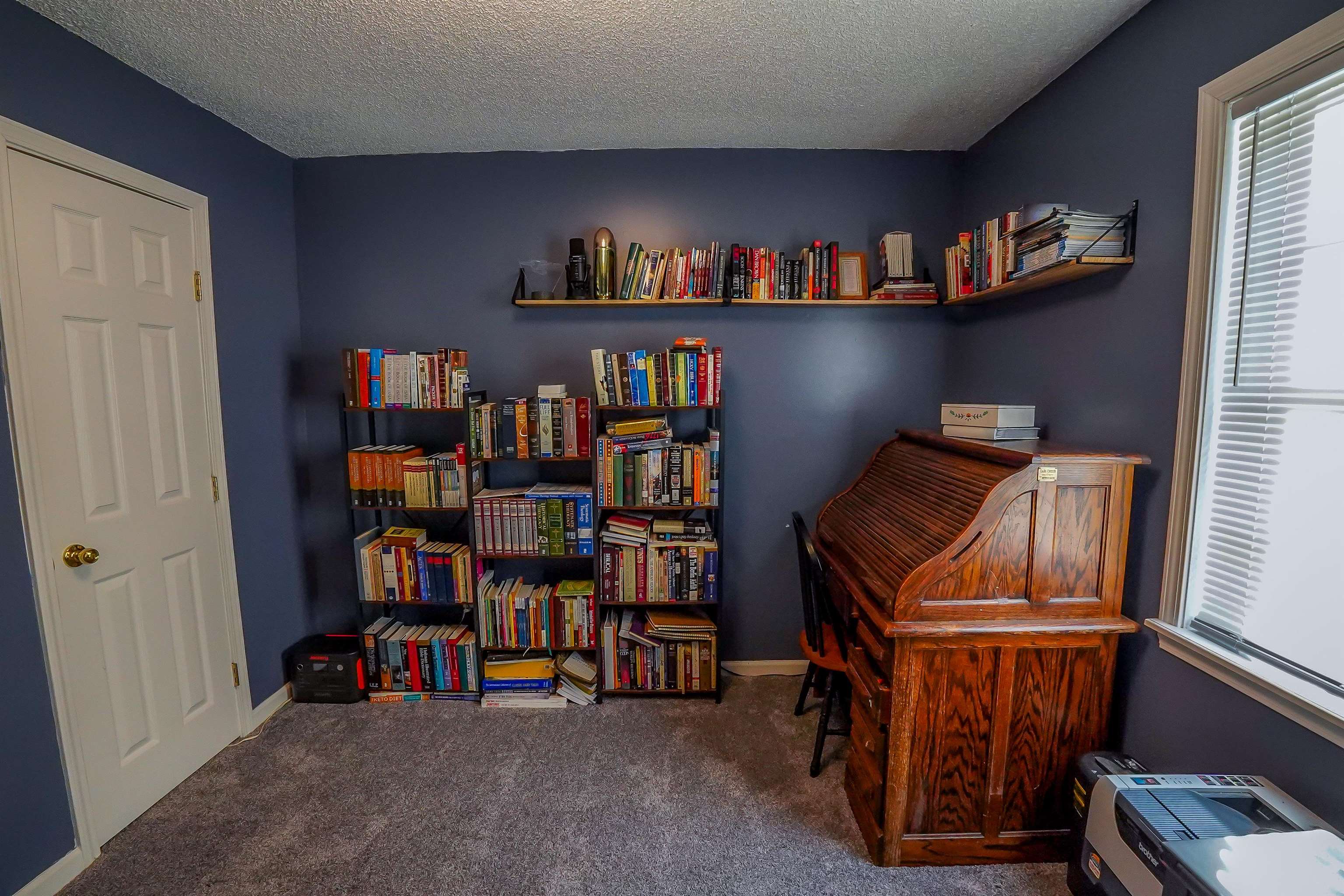 1336 Mathis Road Drummonds, TN 38023 - Photo 16 of 21 Office space with carpet floors and a textured ceiling