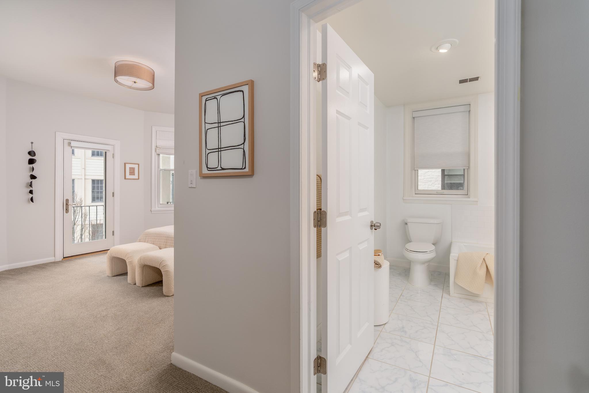 2230 California Street Northwest, Unit 3BE Washington, DC 20008 - Photo 34 of 49 a bathroom with a sink toilet and shower