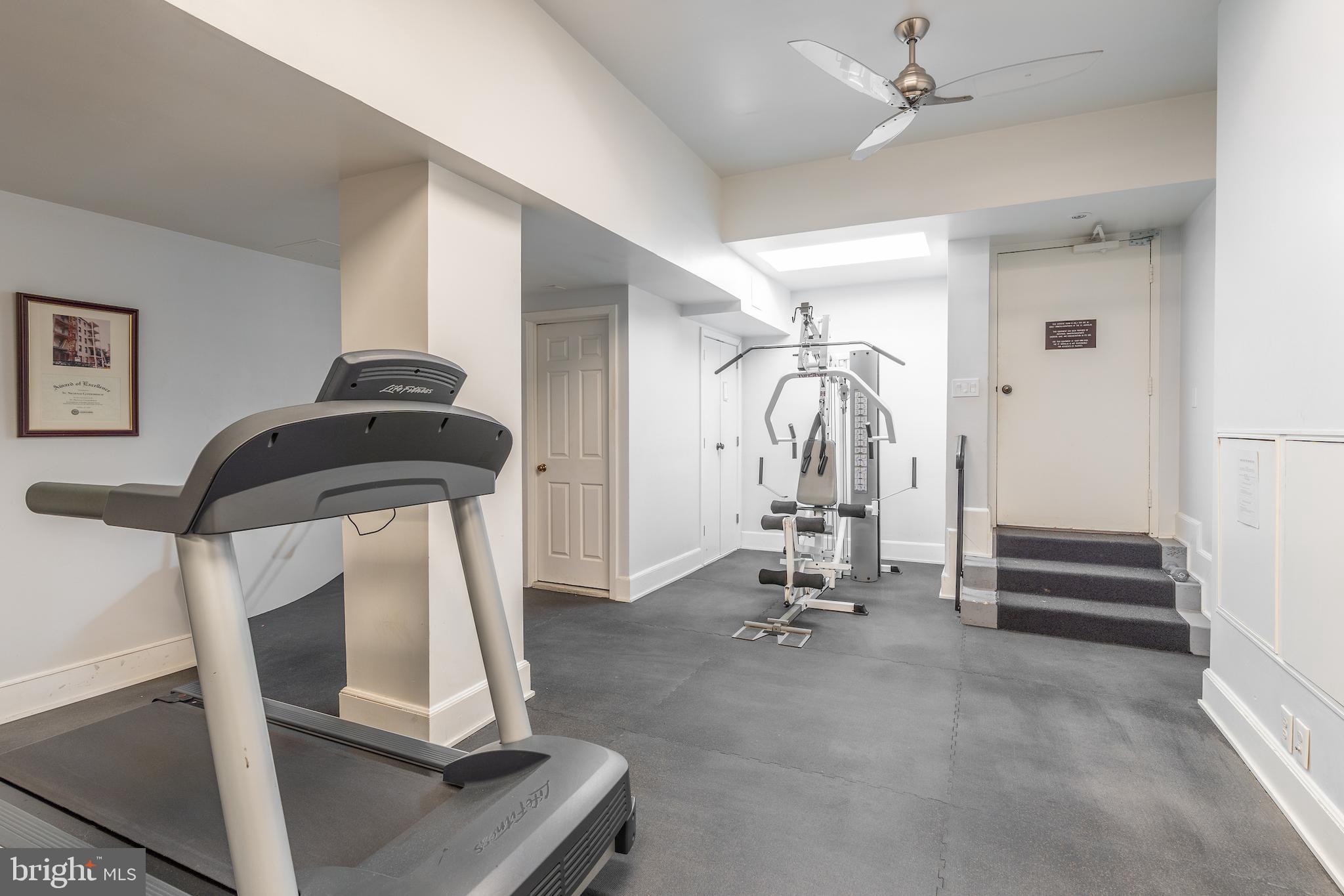 2230 California Street Northwest, Unit 3BE Washington, DC 20008 - Photo 46 of 49 a view of a room with gym equipment