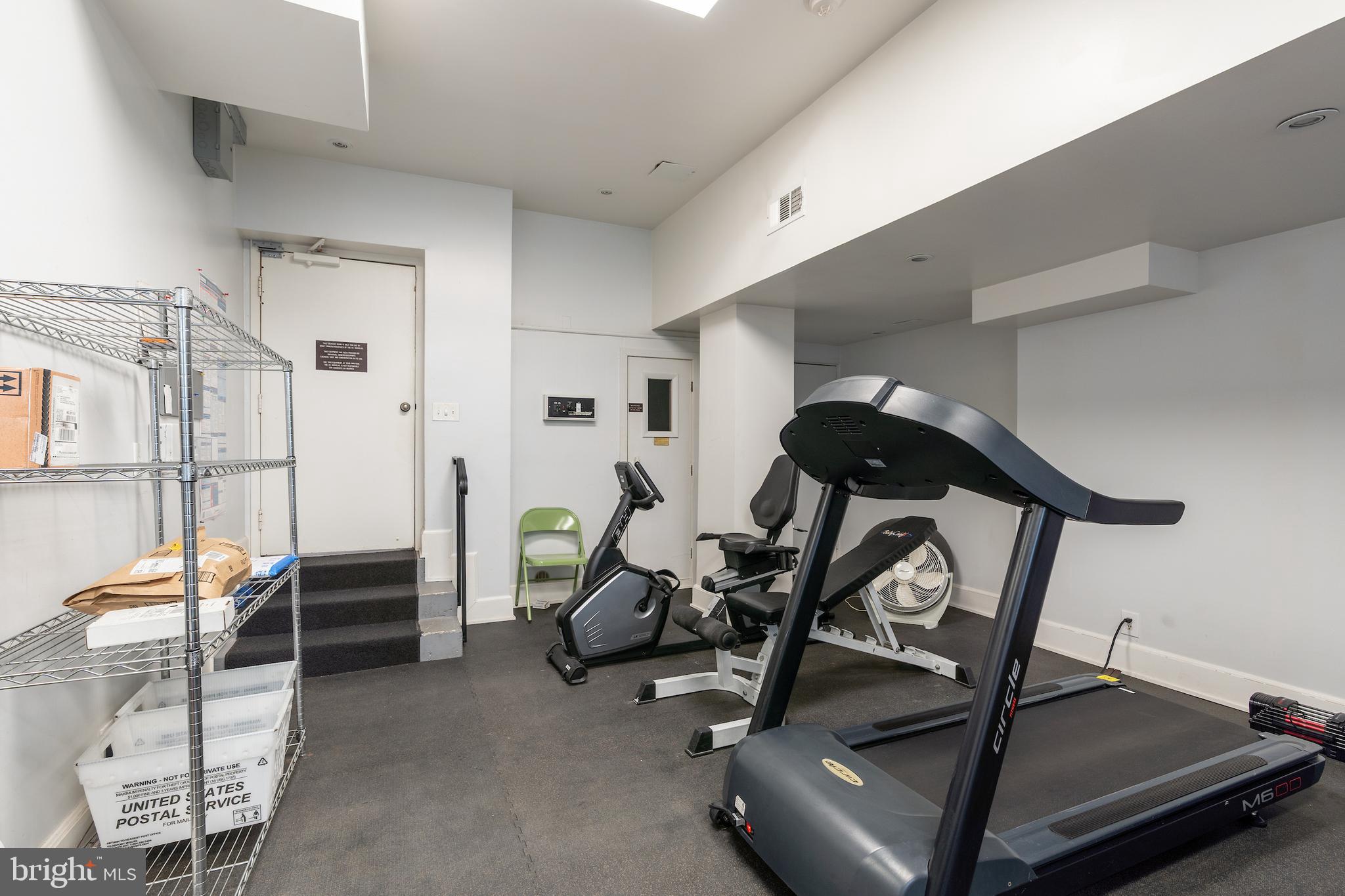 2230 California Street Northwest, Unit 3BE Washington, DC 20008 - Photo 47 of 49 a view of a room with gym equipment