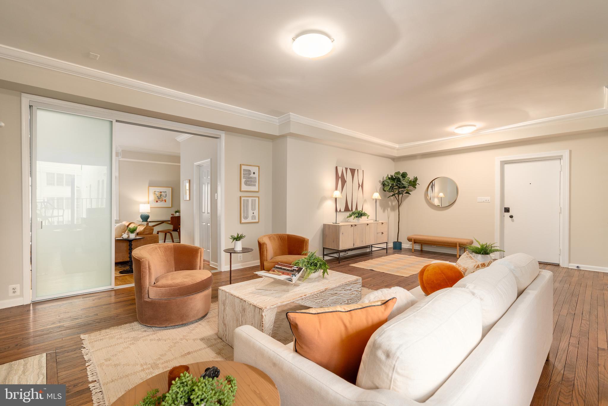 2230 California Street Northwest, Unit 3BE Washington, DC 20008 - Photo 8 of 49 a living room with furniture