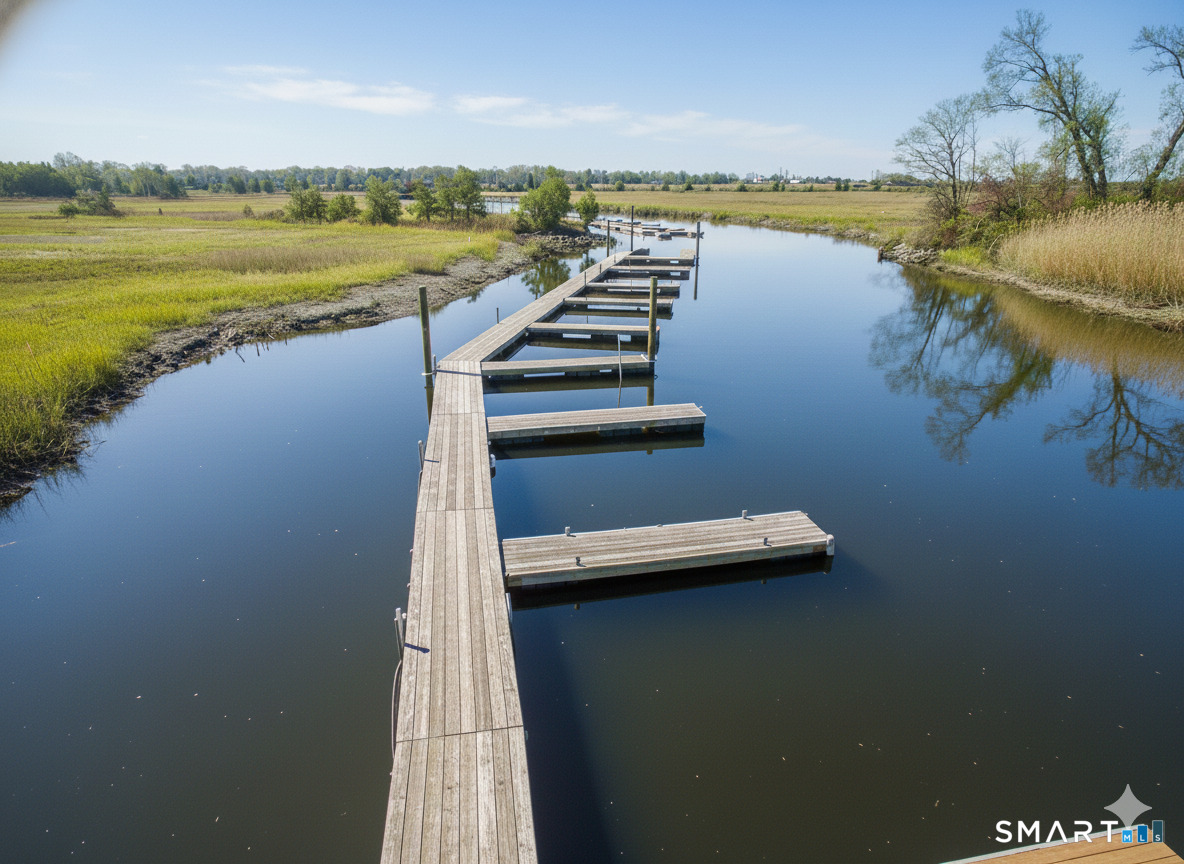 a view of a lake with outdoor space