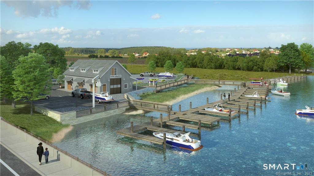 4 Boston Post Road Madison, CT 06443 - Photo 18 of 31 an aerial view of a house with swimming pool outdoor seating and yard