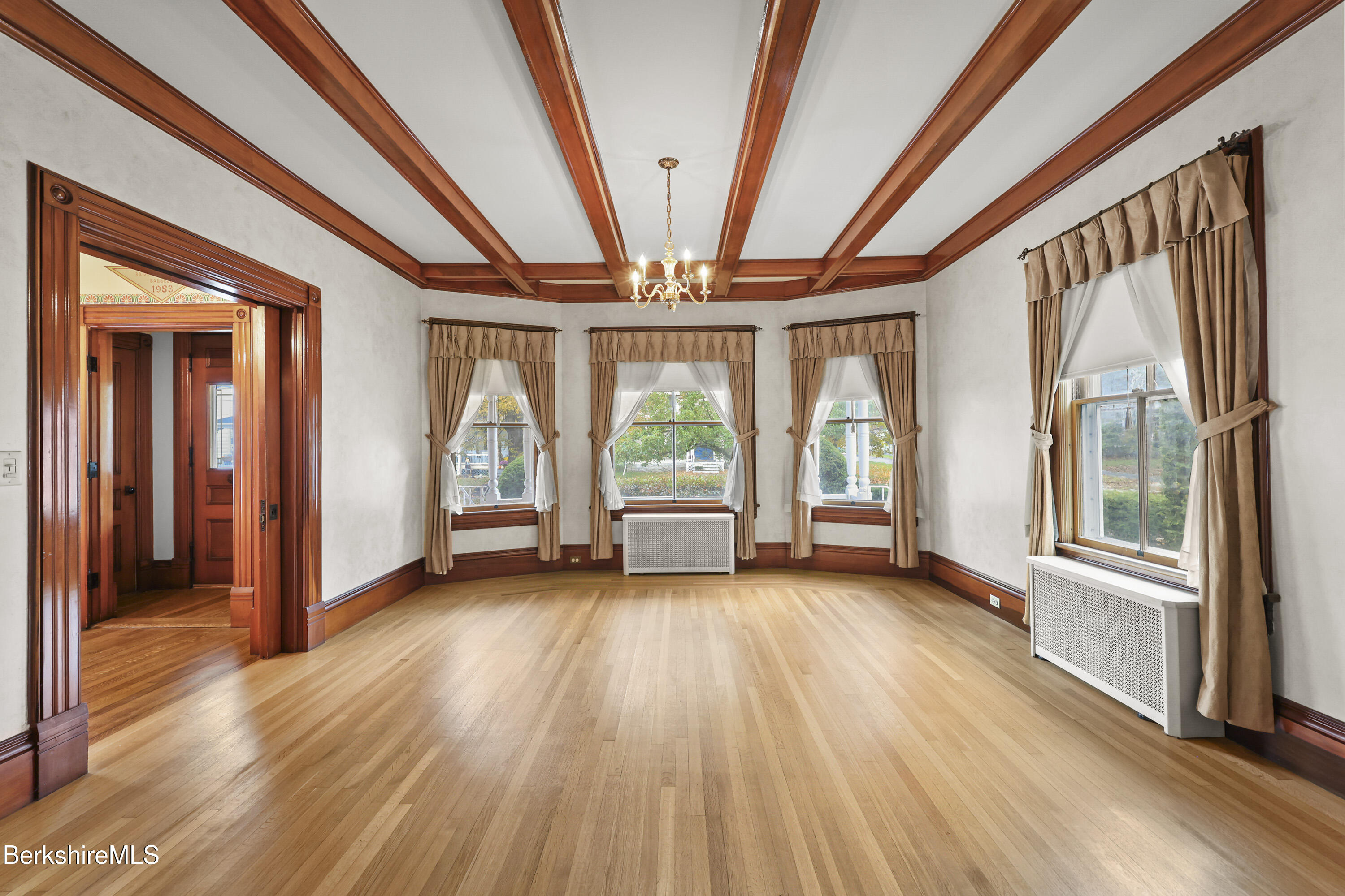 30 Summer Street Adams, MA 01220 - Photo 11 of 57 a view of an empty room with wooden floor and a window
