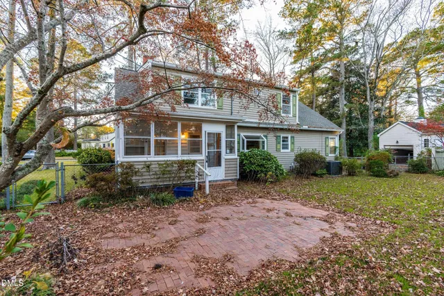a view of room with a large window