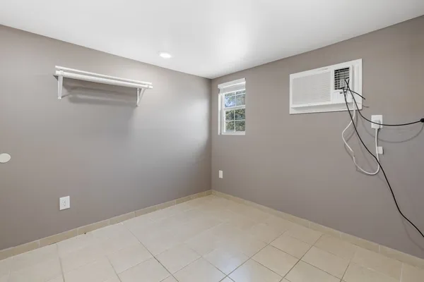 a view of small space with empty space