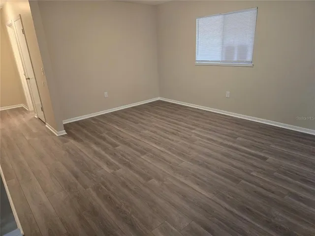 wooden floor in an empty room