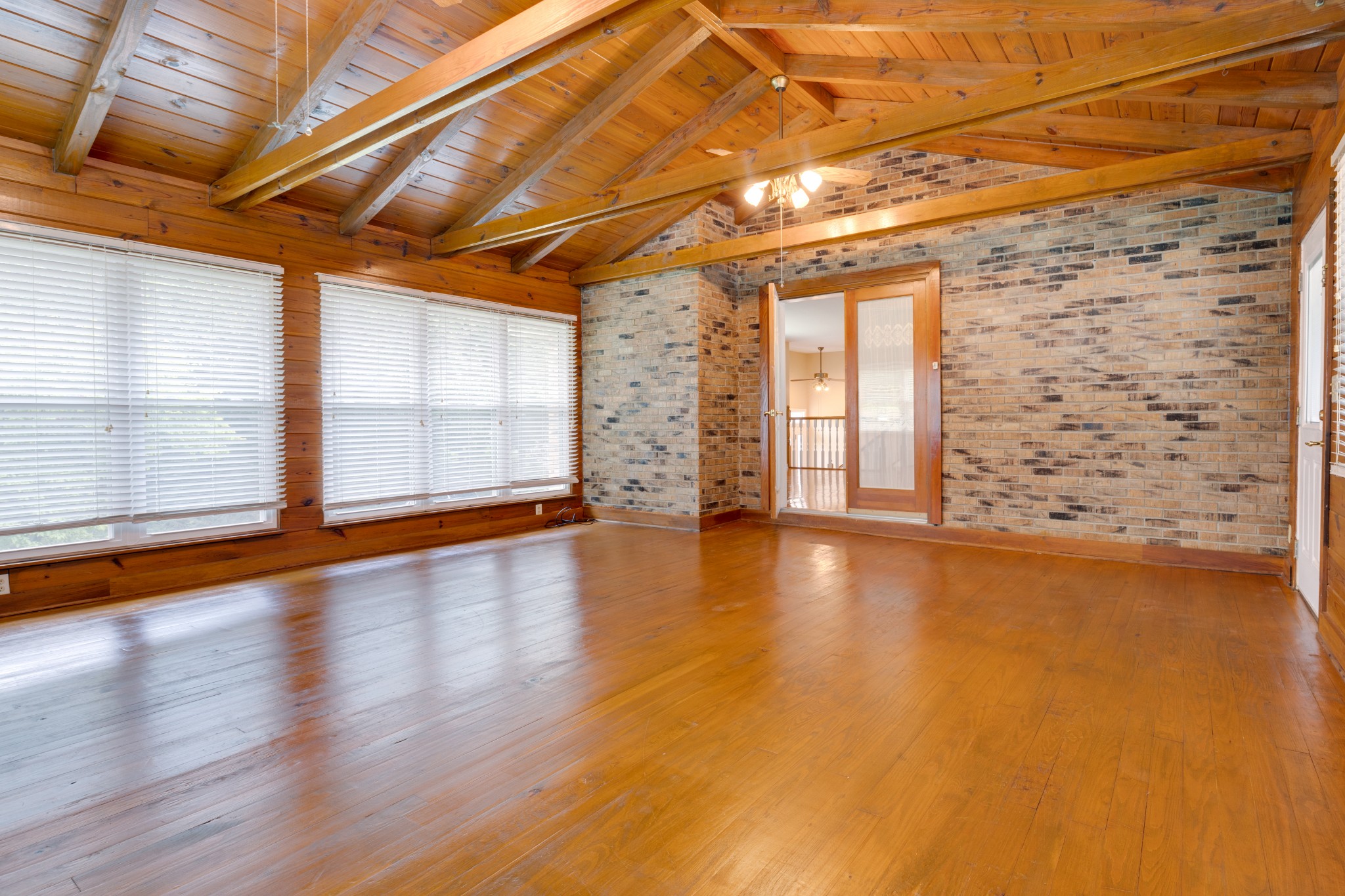 508 Ridgemont Drive Dickson, TN 37055 - Photo 19 of 44 a view of empty room with wooden floor and fan