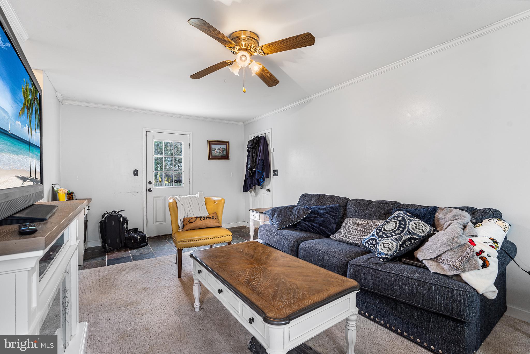 80 Nancy Lane Ewing, NJ 08638 - Photo 12 of 33 a living room with furniture and a flat screen tv