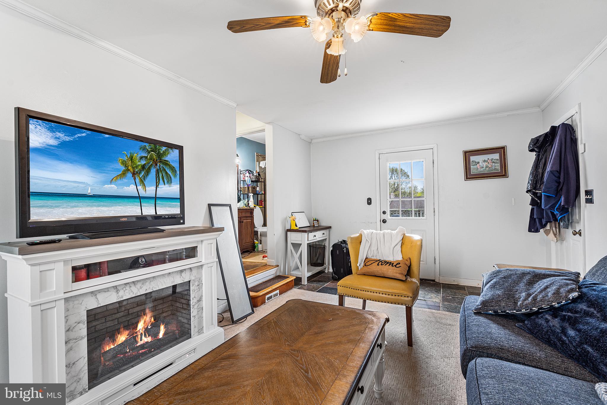 80 Nancy Lane Ewing, NJ 08638 - Photo 13 of 33 a living room with furniture and a flat screen tv