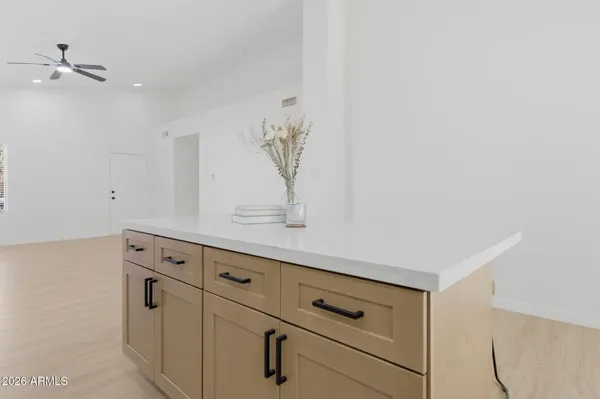 a view of cabinets