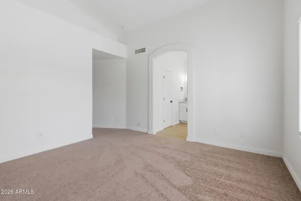 a view of an empty room