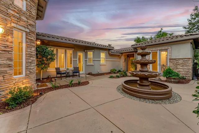 an aerial view of residential building with outdoor space