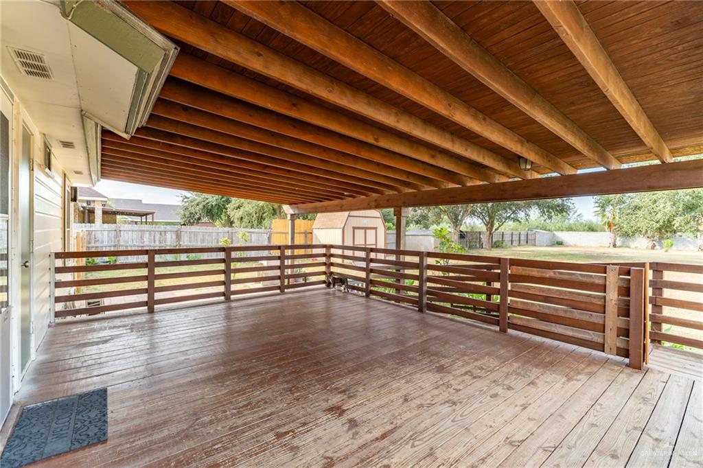 15002 Davis Road Edcouch, TX 78538 - Photo 18 of 33 a view of outdoor space with wooden floor and barbeque oven