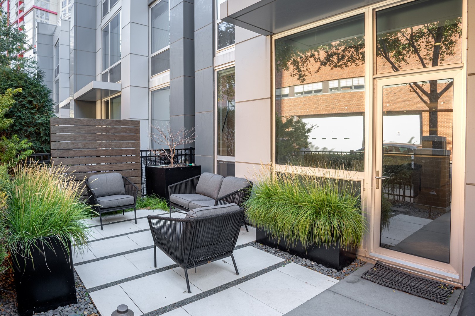 1917 South Calumet Avenue Chicago, IL 60616 - Photo 3 of 41 a view of a patio with couches table and chairs