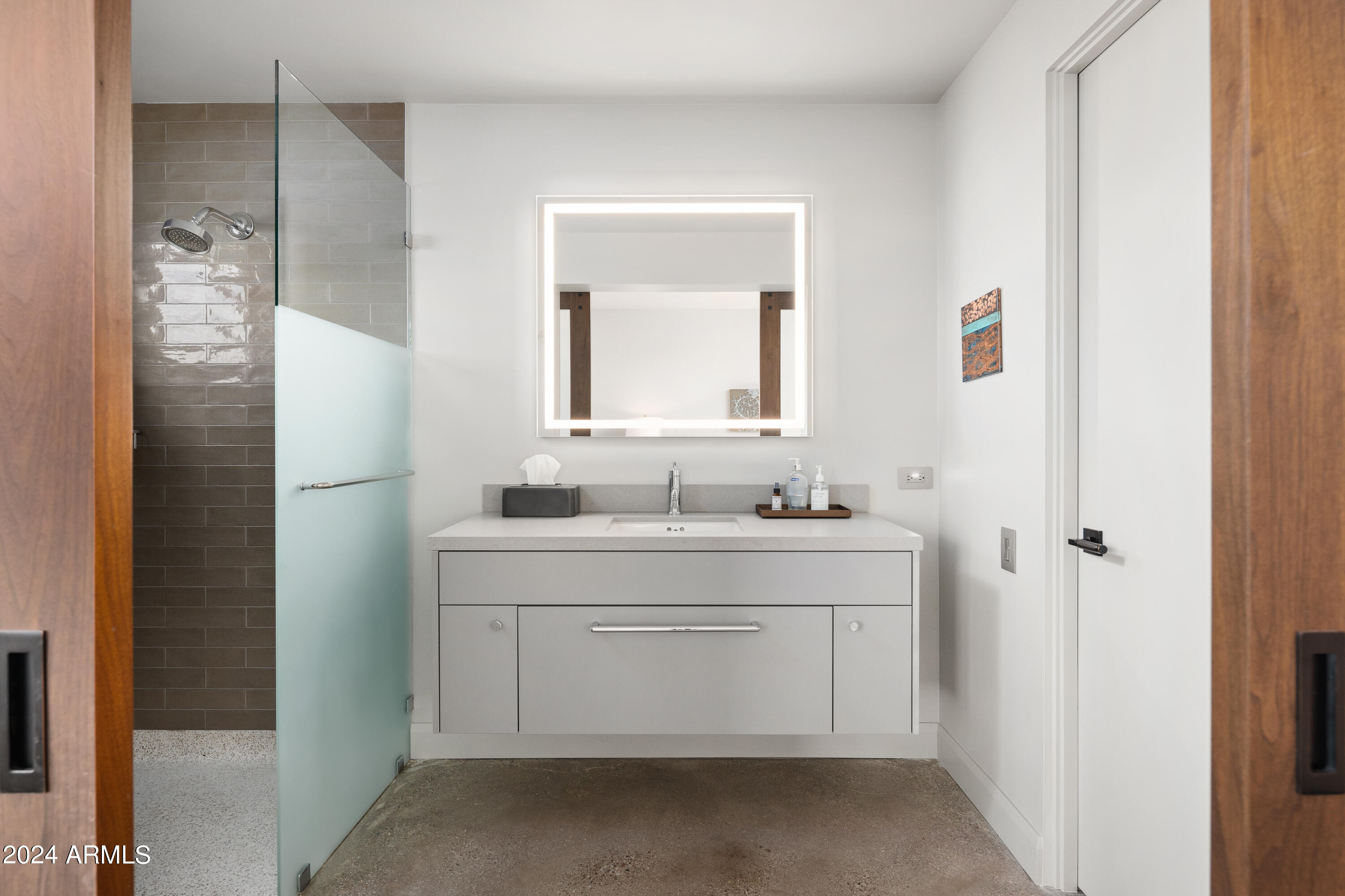 15310 North Sandy Bluff Road Fort McDowell, AZ 85264 - Photo 39 of 58 a bathroom with a sink and a mirror