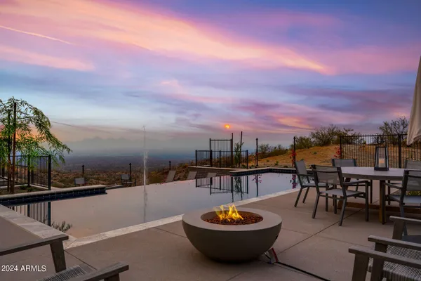 a view of lake with mountain