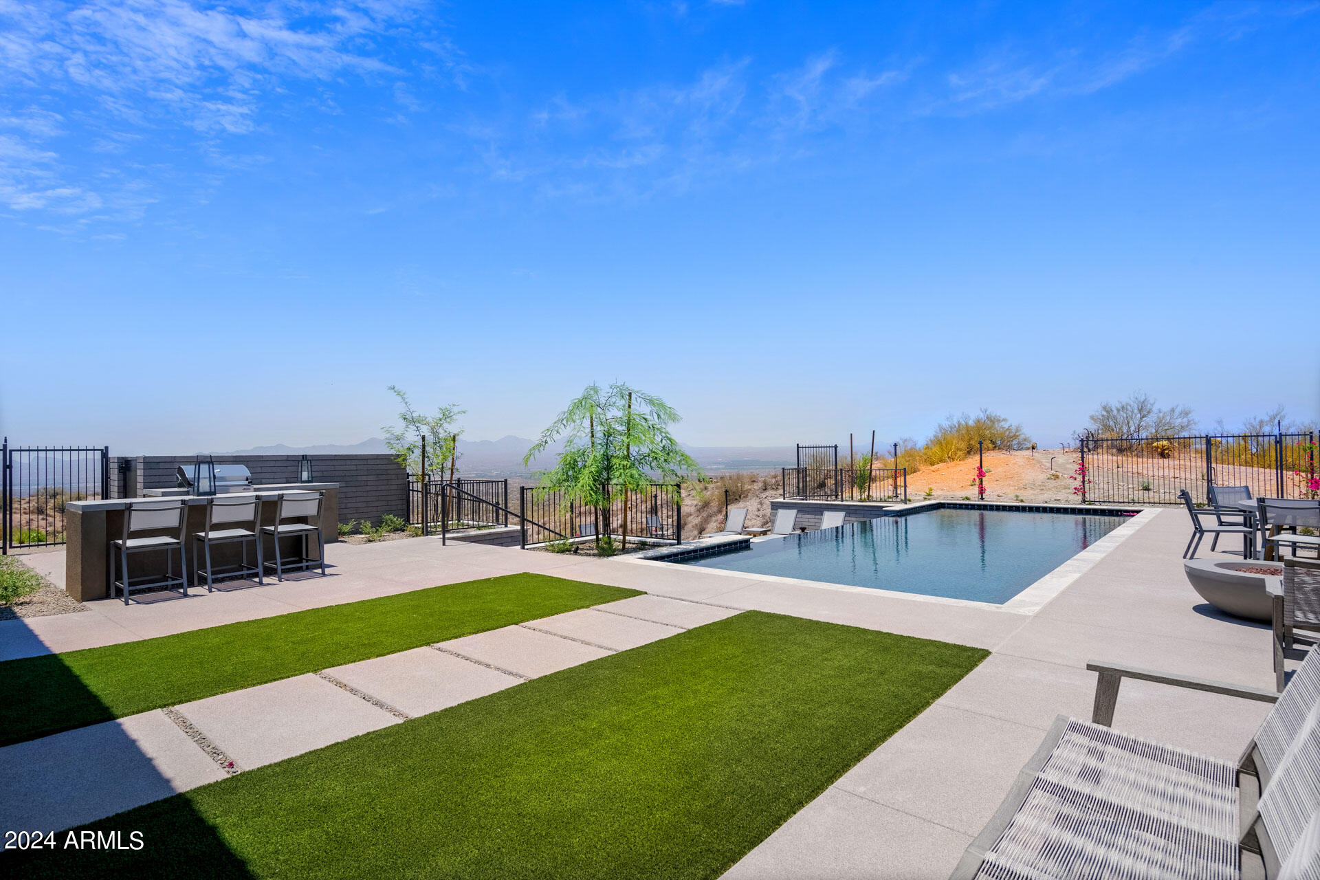 15310 North Sandy Bluff Road Fort McDowell, AZ 85264 - Photo 44 of 58 a view of a backyard with sitting area