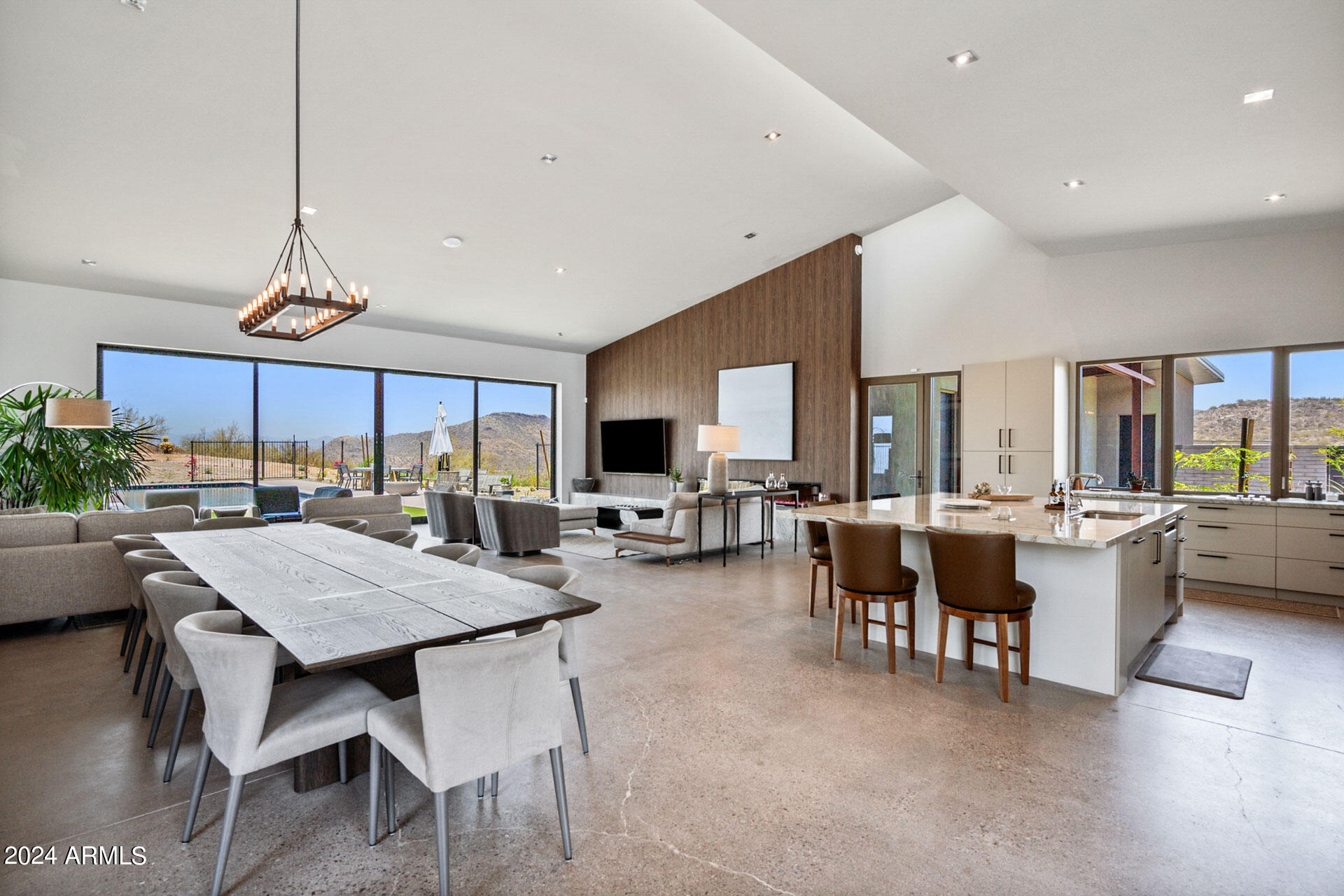 15310 North Sandy Bluff Road Fort McDowell, AZ 85264 - Photo 5 of 58 a view of a dining room with furniture window and wooden floor