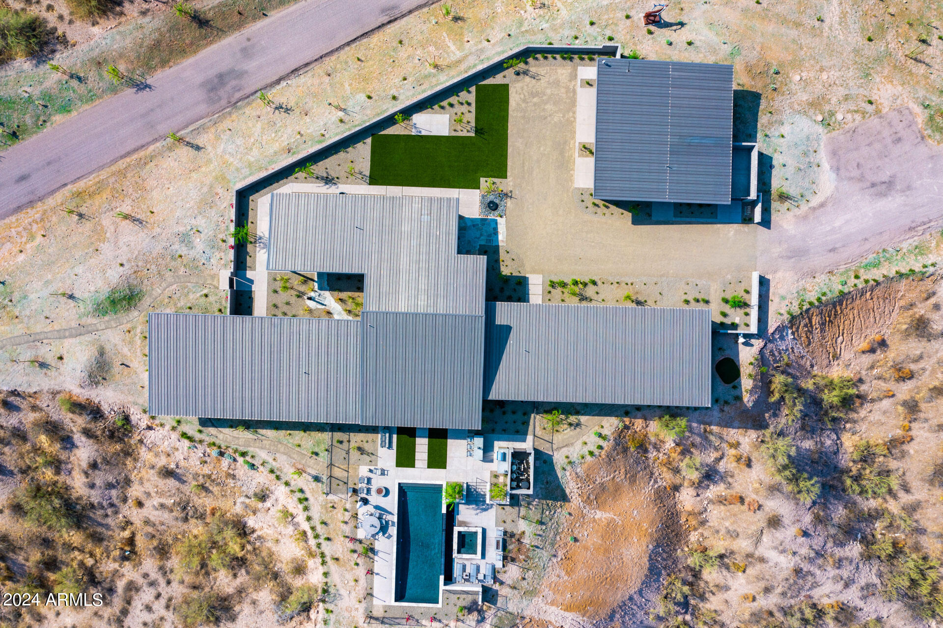 15310 North Sandy Bluff Road Fort McDowell, AZ 85264 - Photo 57 of 58 front view of a house with a wall