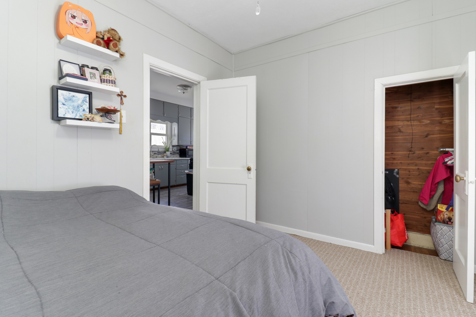 706 Vale Street Bloomington, IL 61701 - Photo 11 of 46 a view of a bedroom with a bed and closet