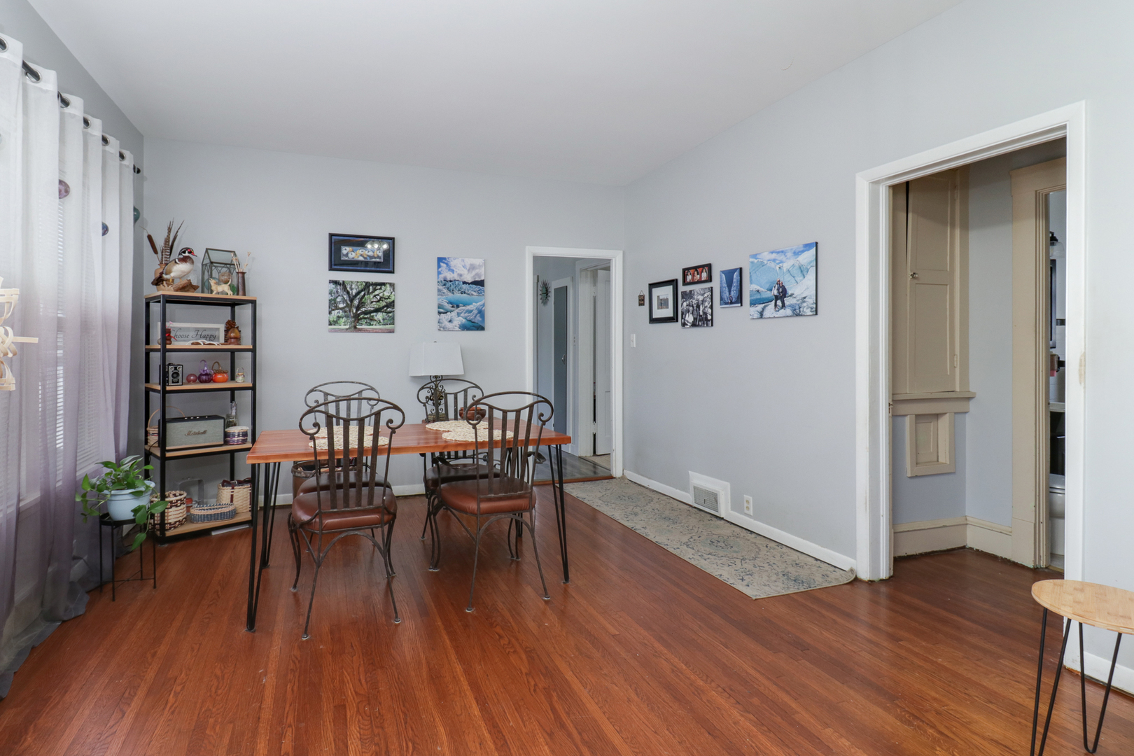 706 Vale Street Bloomington, IL 61701 - Photo 9 of 46 a view of a livingroom with furniture and wooden floor