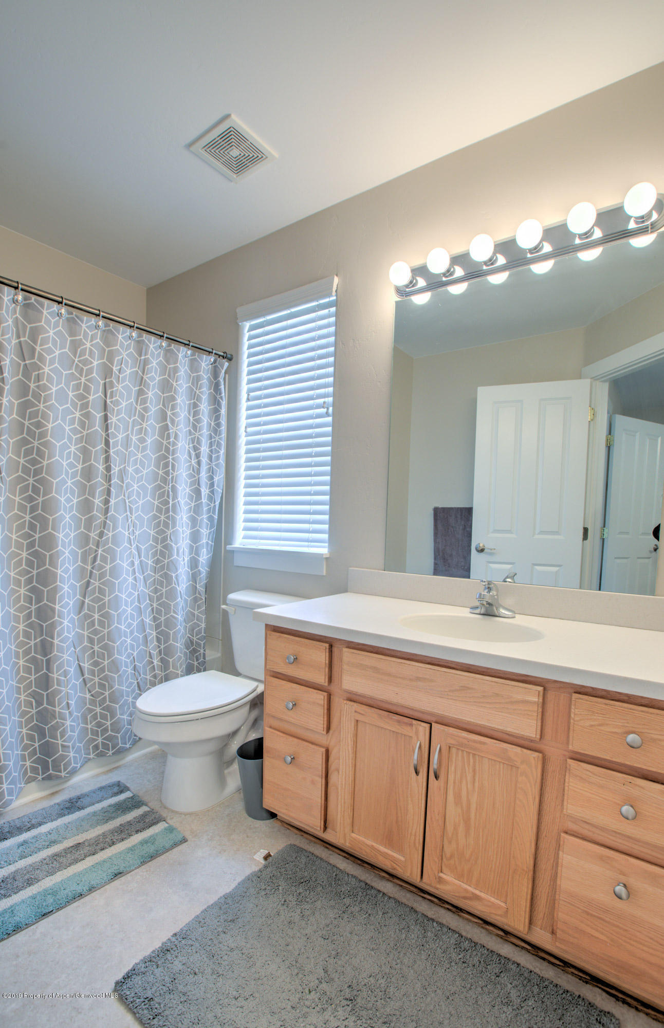 779 East 17th Street Rifle, CO 81650 - Photo 14 of 21 a bathroom with a toilet a sink and a mirror