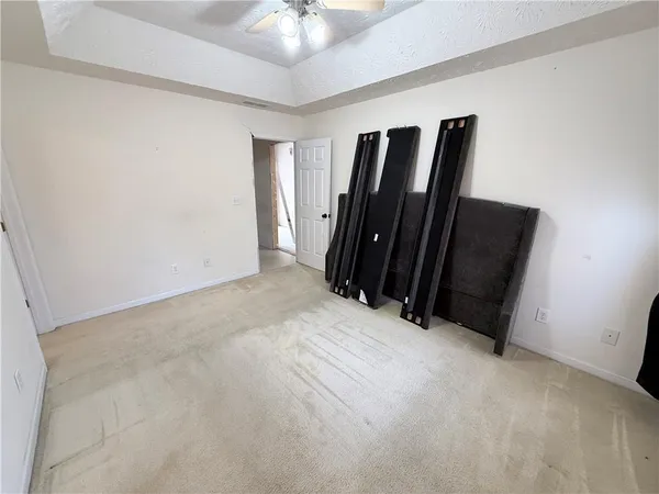 a view of furniture in a room